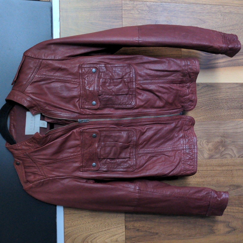 Hinge Leather Jacket